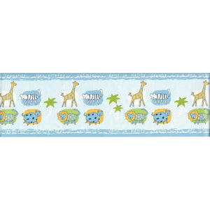 Petit Animals Blue Self Adhesive Border by Lutece 12024201