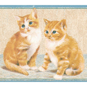 Little Kittens Multi Border by AS Creation 7430-15