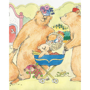 Bears Day Out Multicolour Scalloped Border by Rasch 117400