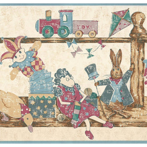 Rhymetime Rascals Blue Wide Border by Mammas & Papas 55089
