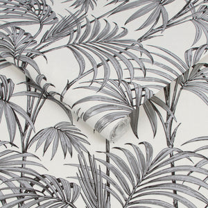 Honolulu-Palm-White-Silver-Glitter-Wallpaper-by-Julien-Macdonald-112084