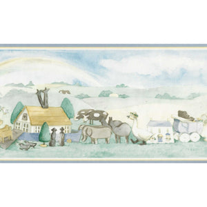 Toy Parade Nursery Wallpaper Border by Fine Decor BD1016