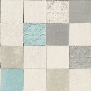 New-Walls-Vintage-Tiles-Grey-Aqua-Wallpaper-by-AS-Creation-37406-1