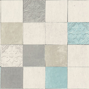 New-Walls-Vintage-Tiles-Grey-Aqua-Wallpaper-by-AS-Creation-37406-1