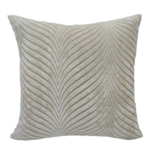Rada Ivory Textured 43cm Square Cushion from Malini