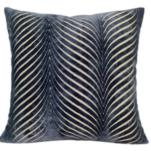 Rada Navy Textured 43cm Square Cushion from Malini