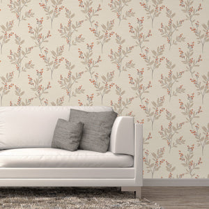 Solna-Heavyweight-Wallpaper-Orange-by-Fine-Decor-FD41763
