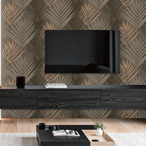 Juliette-Palm-Leaf-Warm-Mocha-Wallpaper-by-Sartoria-7884