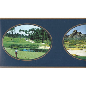 Gentlemans Golf Wallpaper Border FM8221 by Imperial