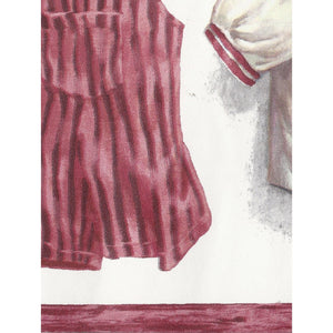 Laundry Red / Blue Border By Imperial AEB2253