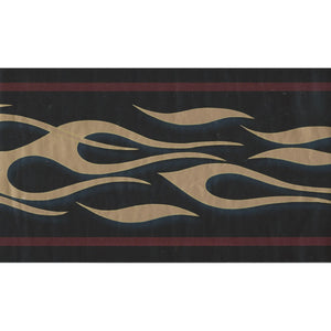 Tribal Wave Black / Gold Border By Imperial B63540
