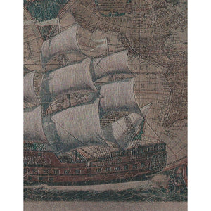 World Map Antique Gold Border By Imperial 57809