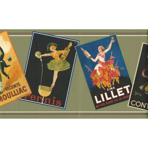 Champagne Popping Green / Gold Border By Imperial 241B63501