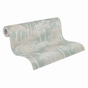 Cuba-II-Palm-Wallpaper-Blue-Cream-by-AS-Creation-79162-2
