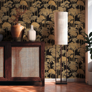 Cuba-II-Palm-Wallpaper-Black-Gold-by-AS-Creation-79162-3