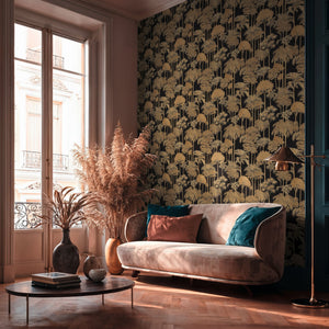 Cuba-II-Palm-Wallpaper-Black-Gold-by-AS-Creation-79162-3