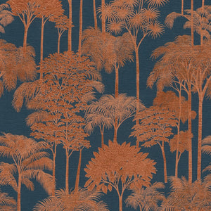 Cuba-II-Palm-Wallpaper-Blue-Bronze-by-AS-Creation-79162-4