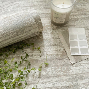 Caspian Texture Wallpaper Ivory Belgravia Decor 2404