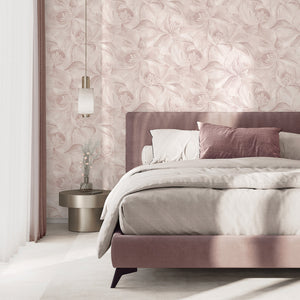 Ortensia Floral Pink Wallpaper by Belgravia Decor GB 33345