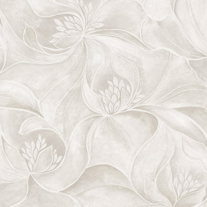 Ortensia Floral Ivory Wallpaper by Belgravia Decor GB 33346