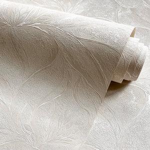Ortensia Floral Ivory Wallpaper by Belgravia Decor GB 33346