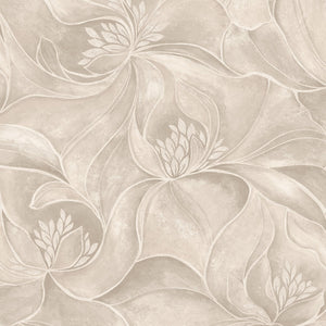 Ortensia Floral Beige Wallpaper by Belgravia Decor GB 33347