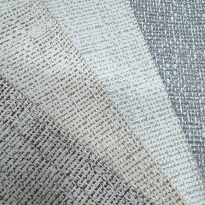 Natural Texture Ivory Hessian Blown Vinyl Wallpaper by AS Creation 9150-16
