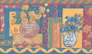 Abstract Vases Multicoloured Border by Shand Kydd 62837