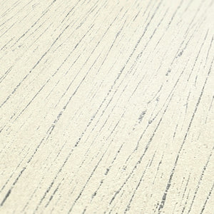 Glitter Flavour Striped White / Silver Non-Woven Wallpaper by AS Creation 36452-1