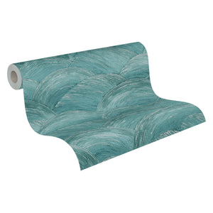 Metropolitan Stories 3 Travel Styles Miami Blue / Green Wallpaper by AS Creation 39105-2