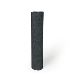 Greenery Plain Anthracite Wallpaper by AS Creation 37334-6