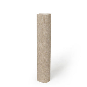 Natural Texture Cream Hessian Blown Vinyl Wallpaper by AS Creation 9150-61