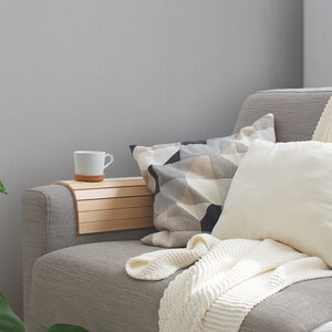 Battle of Style Plain Grey Wallpaper by AS Creation 38098-9