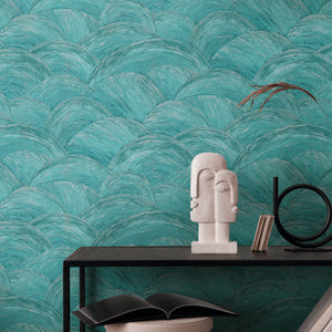 Metropolitan Stories 3 Travel Styles Miami Blue / Green Wallpaper by AS Creation 39105-2