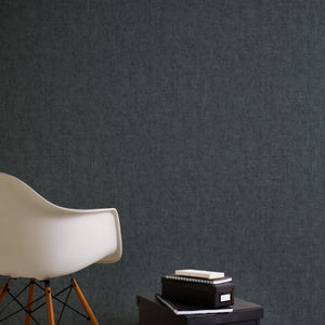 Greenery Plain Anthracite Wallpaper by AS Creation 37334-6