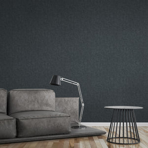 Greenery Plain Anthracite Wallpaper by AS Creation 37334-6