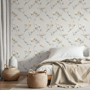 Isla Trail Grey / Ochre Wallpaper by Fine Decor FD44316