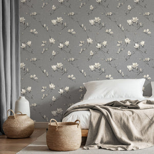 Isla Trail Charcoal Wallpaper by Fine Decor FD44319