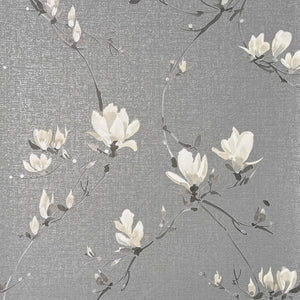 Isla Trail Charcoal Wallpaper by Fine Decor FD44319
