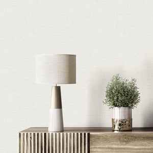 Isla Plain Warm White Texture Wallpaper by Fine Decor FD44321