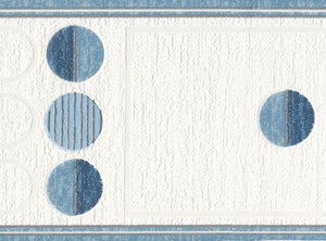 Oasis Circles Blue Border by Arthouse 940503